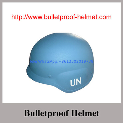NIJ IIIA Boltless PASGT Aramid  Fabric UN Blue Bulletproof Helmet