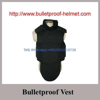 Black Ballistic Body Armour with groin shoulder neck protection Vest