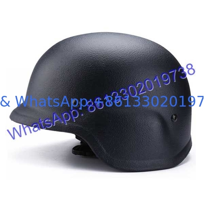 Black Color M88 Bulletproof Helmet with 4-point Chinstrap Suspension System