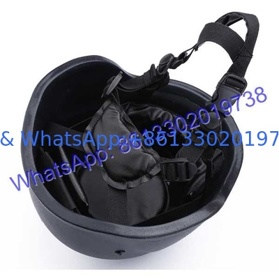 Black Color M88 Bulletproof Helmet with 4-point Chinstrap Suspension System