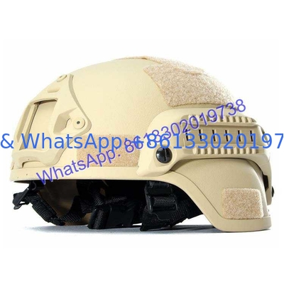 Black MICH2000 Ballistic Helmet with UHMWPE OR Aramid for Fragmentation Protection