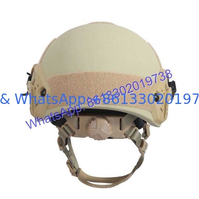 Desert Fast High Cut Tactical Helmet with 4-Point Adjustable Chinstrap for