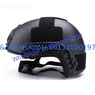 Desert Fast High Cut Tactical Helmet with 4-Point Adjustable Chinstrap for