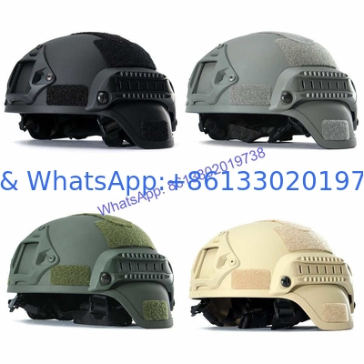 Army Green Removable Ear Cups Multiple Vents for Air Circulation NIJ IIIA MICH Bulletproof Helmet