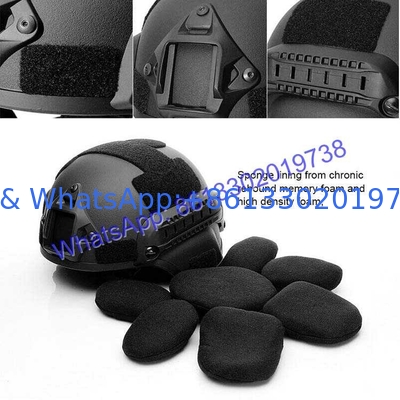 1.4 Kg MICH Bulletproof Helmet Detachable Visor Compatible With Night Vision Goggles And Communication Devices