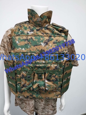 Camouflage Resistant Bullet Level Tactical Gear NIJ IIIA Or NIJ IV For 9MM Or .44Mag