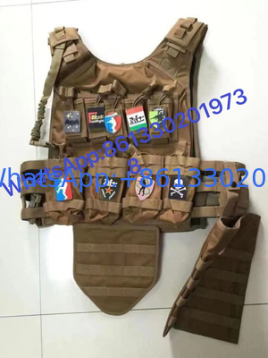 Camouflage Resistant Bullet Level Tactical Gear NIJ IIIA Or NIJ IV For 9MM Or .44Mag