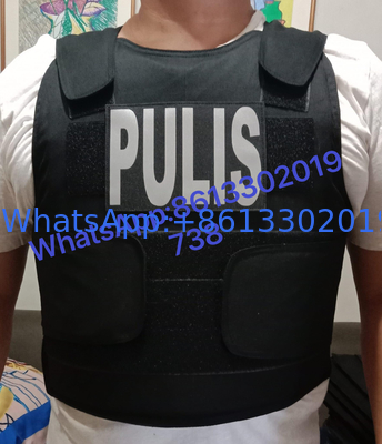 Durable Ballistic Aramid Or UHMWPE Bulletproof Vest for Protection Area 0.26-0.6cbm