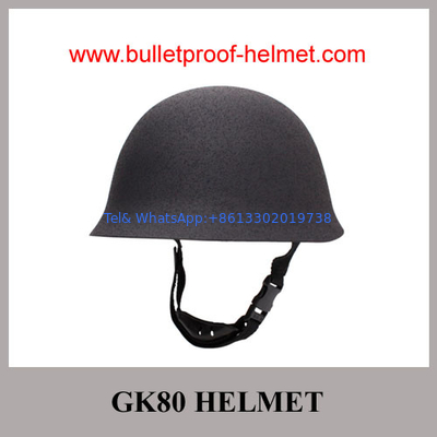 Wholesale Cheap China Army Grey light-weight Steel Police GK80 Bulletproof Helmet