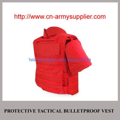 Wholesale Cheap China NIJ Army Police Red Protective Tactical Bulletproof Jacket