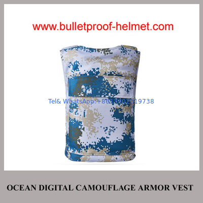 Wholesale Cheap China NIJ Army Ocean Digital Camo Military Ballistic Armor Jacket
