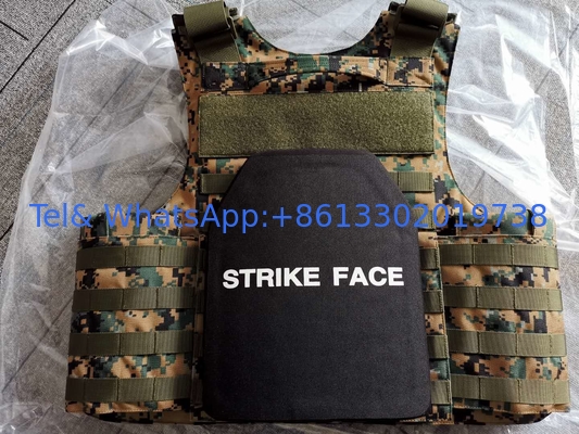 Digital Camouflage NIJ IIIA Bulletproof Quick Release Vest with groin protection