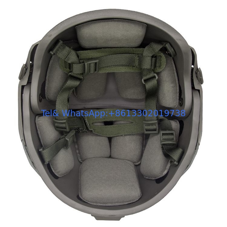 Ballistic UHMWPE Or Aramid Military Integrated Communication Headwear Helmet for Performance