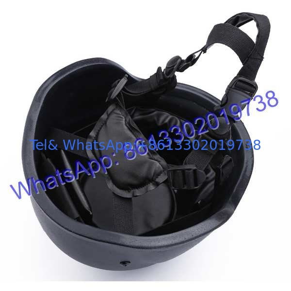 4-point Chinstrap Suspension System Ballistic Helmet with Visor that can be Taken Off