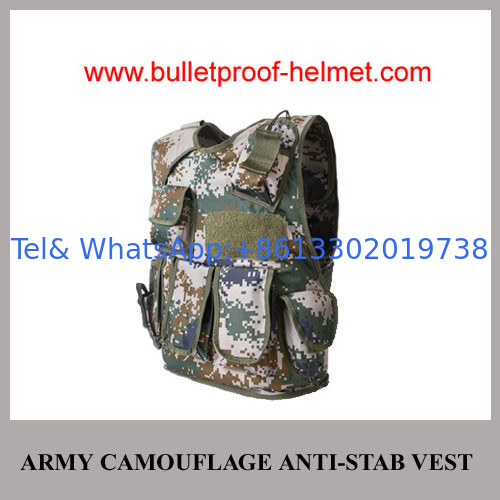 Wholesale Cheap China NIJ Army Digital Camouflage Police Bulleptoof Anti-Stab Vest