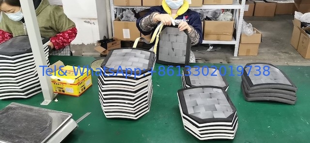 Wholesale Cheap China NIJ III++ STA Ballistic PE Al2o3 Bullet AK47 M80 9shots Bulletproof Armor Plate