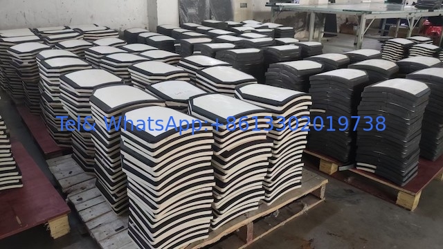 Wholesale Cheap China NIJ III++ ICW Bulletproof PE Al2o3 Bullet AK47 M80 9shots Ballistic Armor Plate